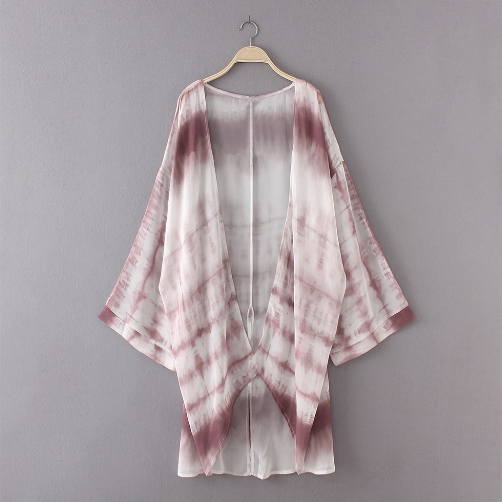Tie Dye Kimono Cardigan Coverup
